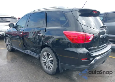 2018 Nissan Pathfinder Sl из США, поврежденный, VIN 5N1DR2MN0JC620268